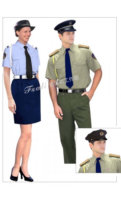保安制服短袖图片